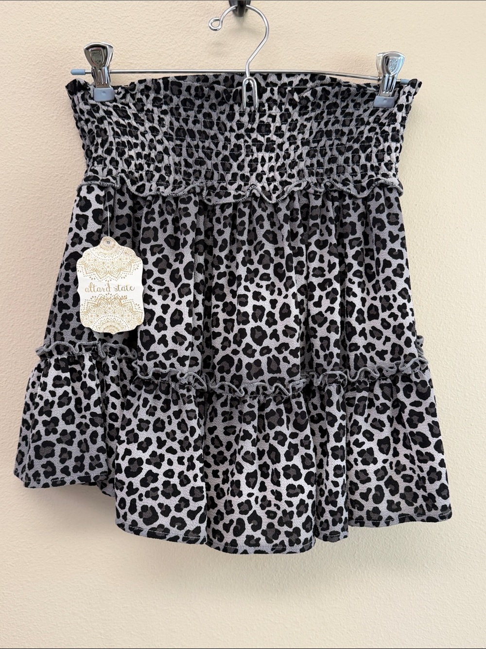 Altar’d State Cheetah print Skirt SzS NWT